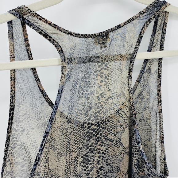 Aritzia Wilfred Silk Cheetah Print Racerback Tank - Picture 11 of 13